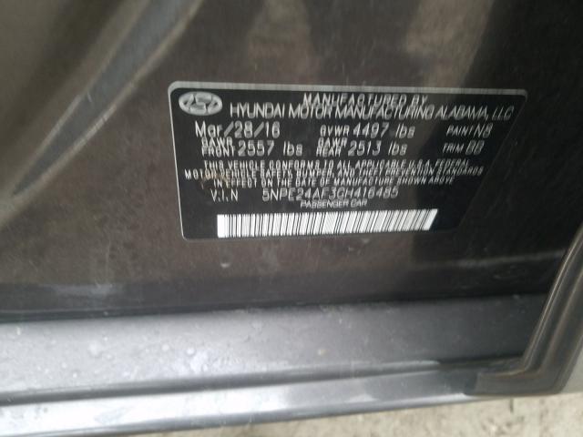 2016 HYUNDAI SONATA SE 5NPE24AF3GH416485