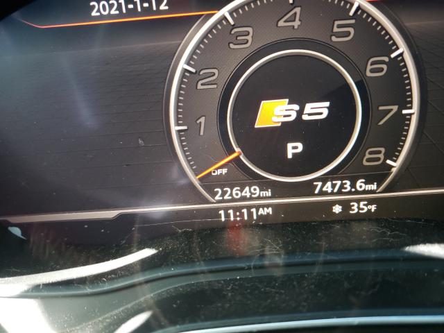2018 AUDI S5 PRESTIG WAUC4CF55JA041268