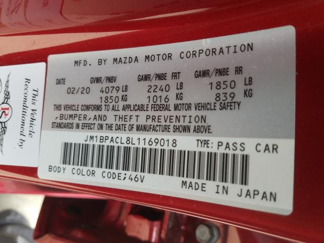2020 MAZDA 3 SELECT JM1BPACL8L1169018