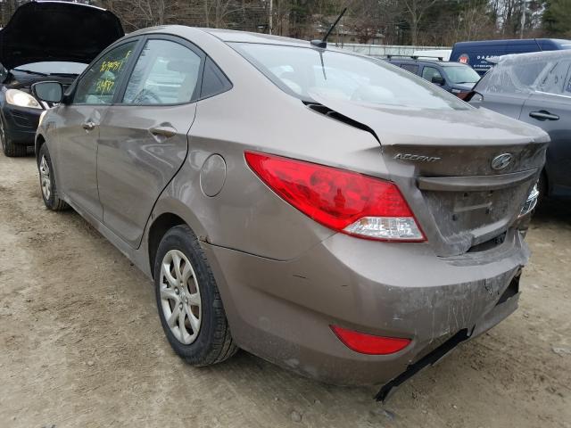 2013 HYUNDAI ACCENT KMHCT4AE3DU280464