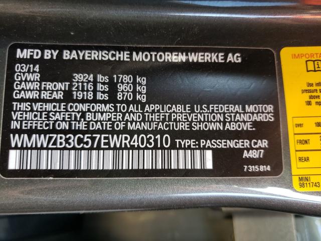 2014 MINI COOPER COU WMWZB3C57EWR40310