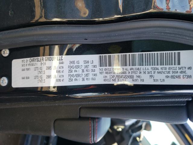 2015 JEEP CHEROKEE T 1C4PJMBS4FW524968