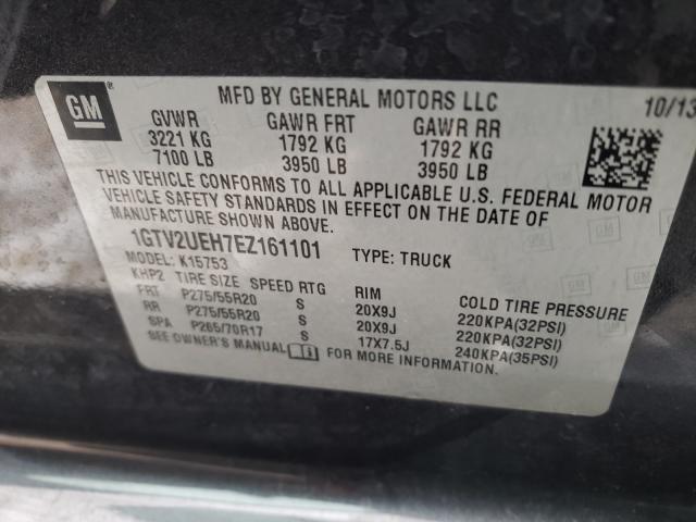 2014 GMC SIERRA K15 1GTV2UEH7EZ161101