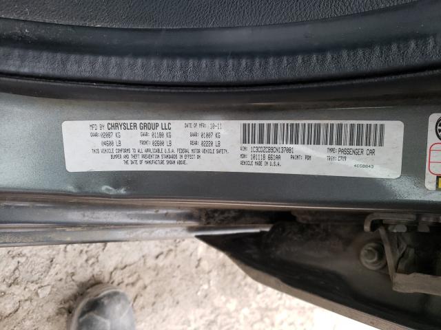 2012 DODGE AVENGER SX 1C3CDZCB9CN137081