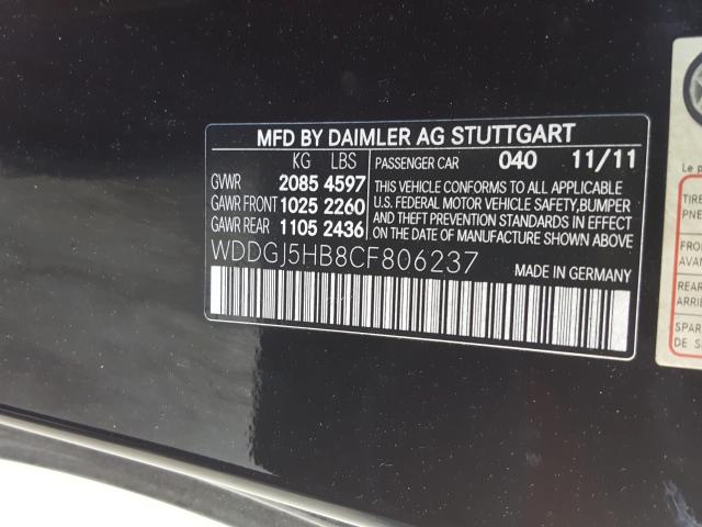 2012 MERCEDES-BENZ C 350 WDDGJ5HB8CF806237