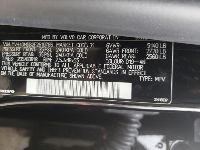 2015 VOLVO XC60 T5 PR YV440MDB2F2610786