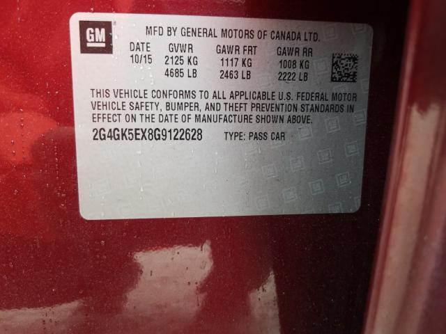2016 BUICK REGAL 2G4GK5EX8G9122628
