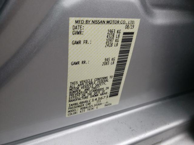 2020 NISSAN ALTIMA S 1N4BL4BV6LC143673