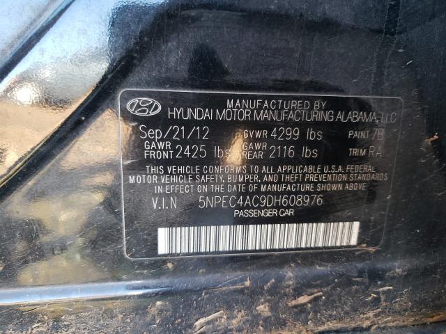 2013 HYUNDAI SONATA SE 5NPEC4AC9DH608976