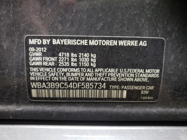 2013 BMW 335 XI WBA3B9C54DF585734