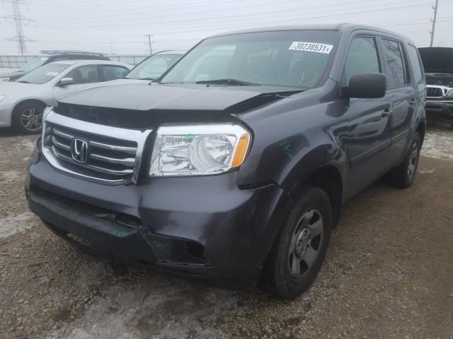 2015 HONDA PILOT LX 5FNYF4H28FB054039