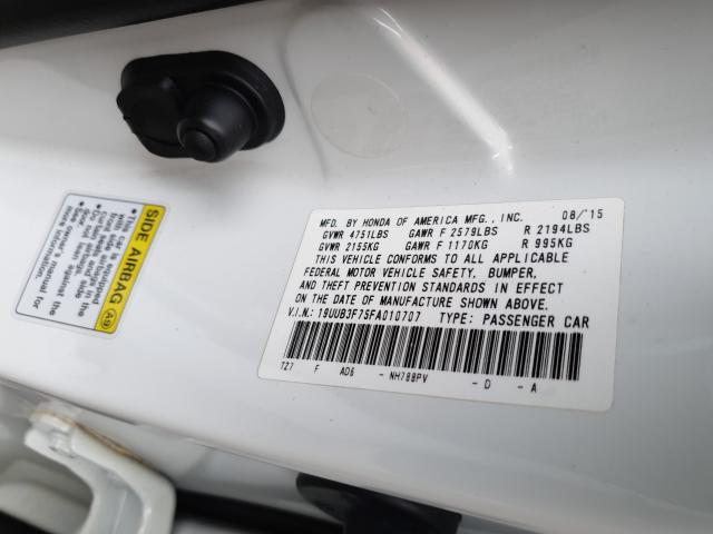 2015 ACURA TLX ADVANC 19UUB3F75FA010707