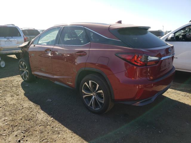 2016 LEXUS RX 450H BA 2T2BGMCA9GC001627