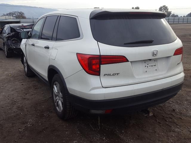 2016 HONDA PILOT LX 5FNYF6H17GB038449