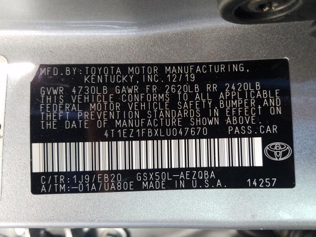 2020 TOYOTA AVALON XSE - 4T1EZ1FBXLU047670