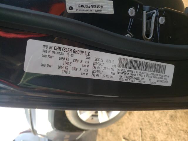 2014 JEEP COMPASS LA 1C4NJDEB7ED648231