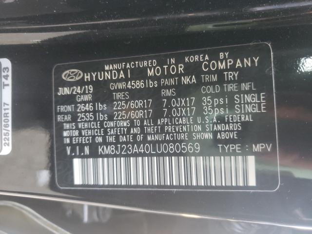 2020 HYUNDAI TUCSON SE KM8J23A40LU080569