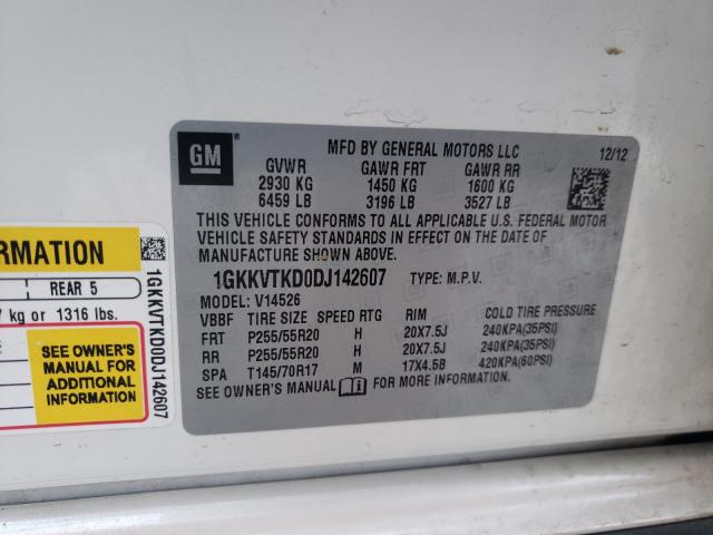2013 GMC ACADIA DEN 1GKKVTKD0DJ142607