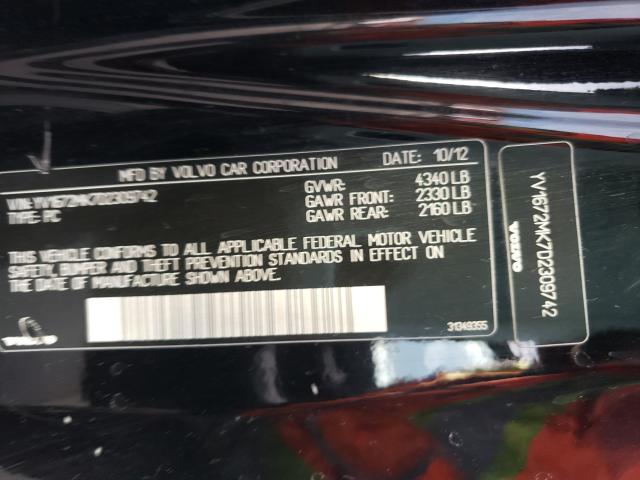 2013 VOLVO C30 T5 YV1672MK7D2309742