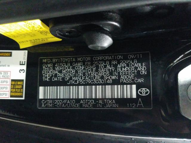 2012 TOYOTA SCION TC JTKJF5C79C3030148