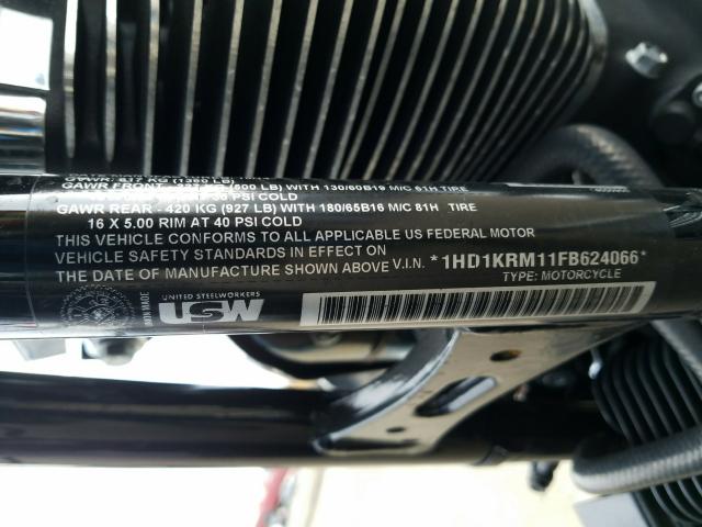 2015 HARLEY-DAVIDSON FLHXS STRE 1HD1KRM11FB624066