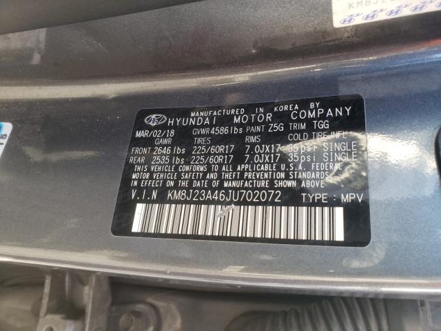 2018 HYUNDAI TUCSON SE KM8J23A46JU702072