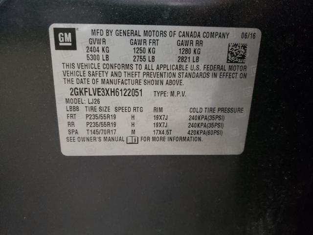 2017 GMC TERRAIN 2GKFLVE3XH6122051