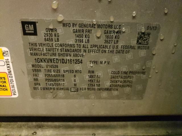 2013 GMC ACADIA SLE 1GKKVNED1DJ161254