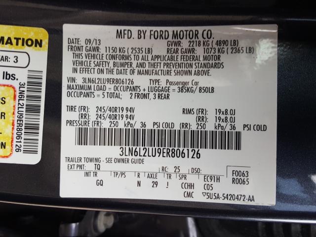 2014 LINCOLN MKZ HYBRID 3LN6L2LU9ER806126