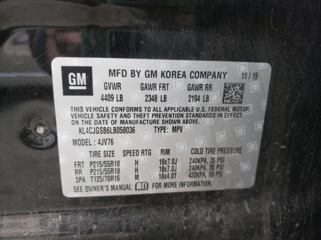 2020 BUICK ENCORE ESS KL4CJGSB6LB058036