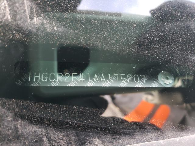 2010 HONDA ACCORD LXP 1HGCP2F41AA175207