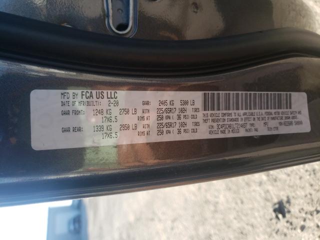 2020 DODGE JOURNEY SE 3C4PDCAB1LT214037