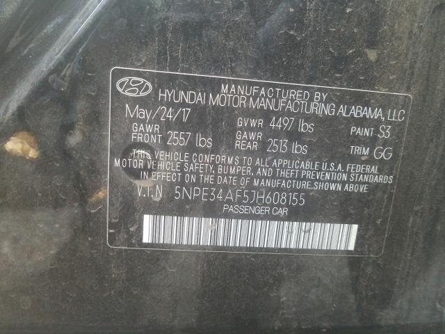2018 HYUNDAI SONATA SPO - 5NPE34AF5JH608155