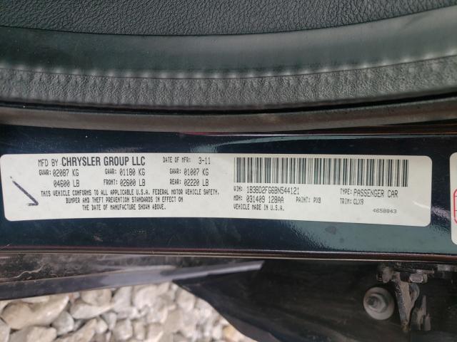 2011 DODGE AVENGER LU 1B3BD2FG6BN544121