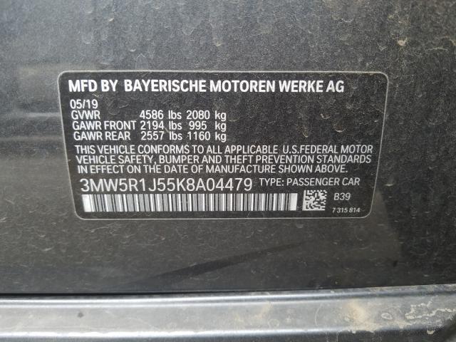 2019 BMW 330I - 3MW5R1J55K8A04479