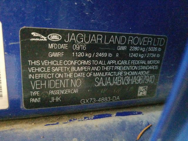 2017 JAGUAR XE PREMIUM SAJAJ4BV3HA967940