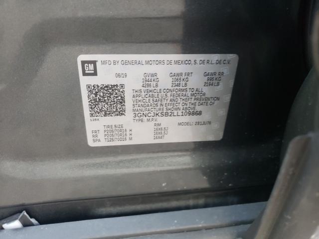 2020 CHEVROLET TRAX LS 3GNCJKSB2LL109868