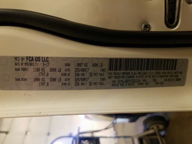 2017 JEEP COMPASS LA 3C4NJDBB7HT651214