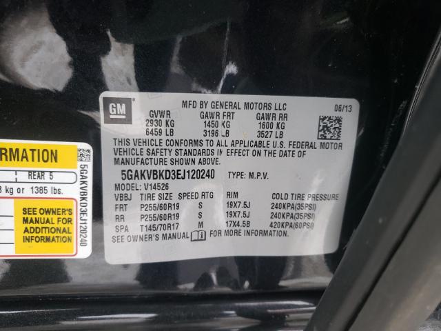 2014 BUICK ENCLAVE 5GAKVBKD3EJ120240