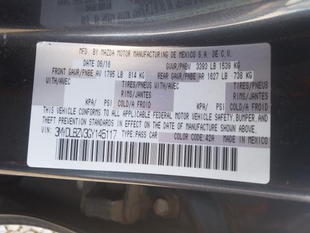 2016 TOYOTA SCION IA 3MYDLBZV3GY145117