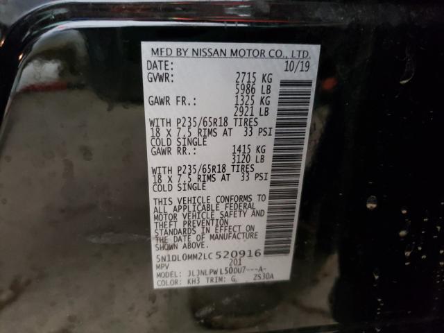 2020 INFINITI QX60 LUXE 5N1DL0MM2LC520916