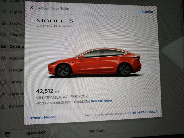 2018 TESLA MODEL 3 5YJ3E1EA0JF007202