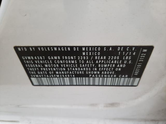 2015 VOLKSWAGEN JETTA GLI 3VW4T7AJ5FM254914