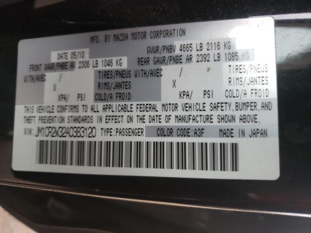 2010 MAZDA 5 JM1CR2W32A0383120