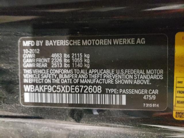 2013 BMW 335 XI WBAKF9C5XDE672608