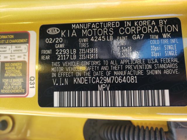 2021 KIA SELTOS SX KNDETCA29M7064081