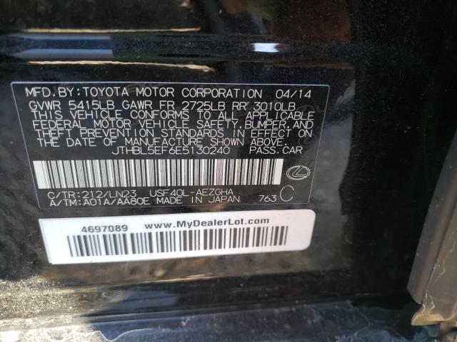 2014 LEXUS LS 460 JTHBL5EF6E5130240