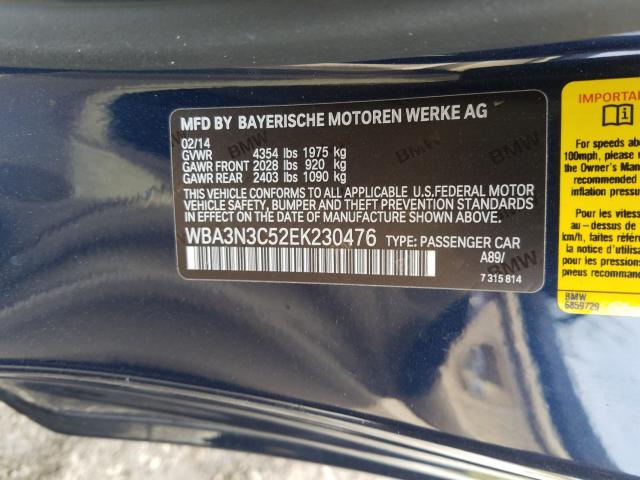 2014 BMW 428 I WBA3N3C52EK230476