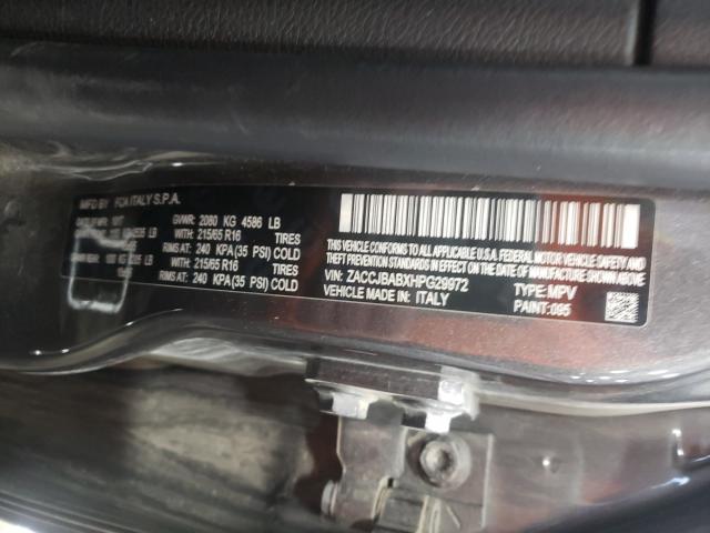 2017 JEEP RENEGADE S ZACCJBABXHPG29972