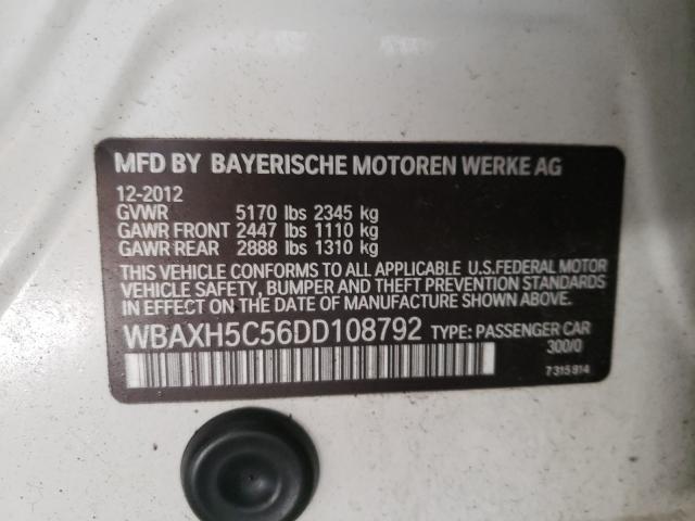 2013 BMW 528 XI WBAXH5C56DD108792